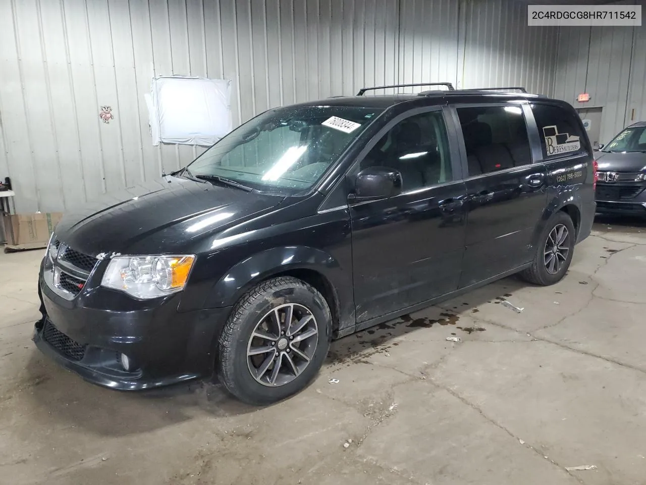 2C4RDGCG8HR711542 2017 Dodge Grand Caravan Sxt