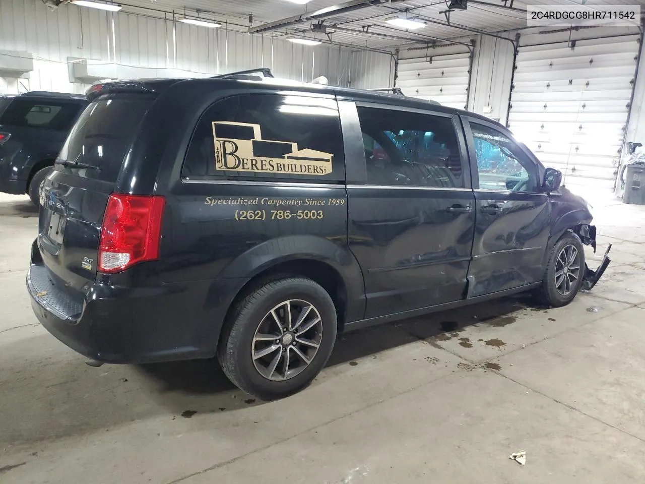 2C4RDGCG8HR711542 2017 Dodge Grand Caravan Sxt