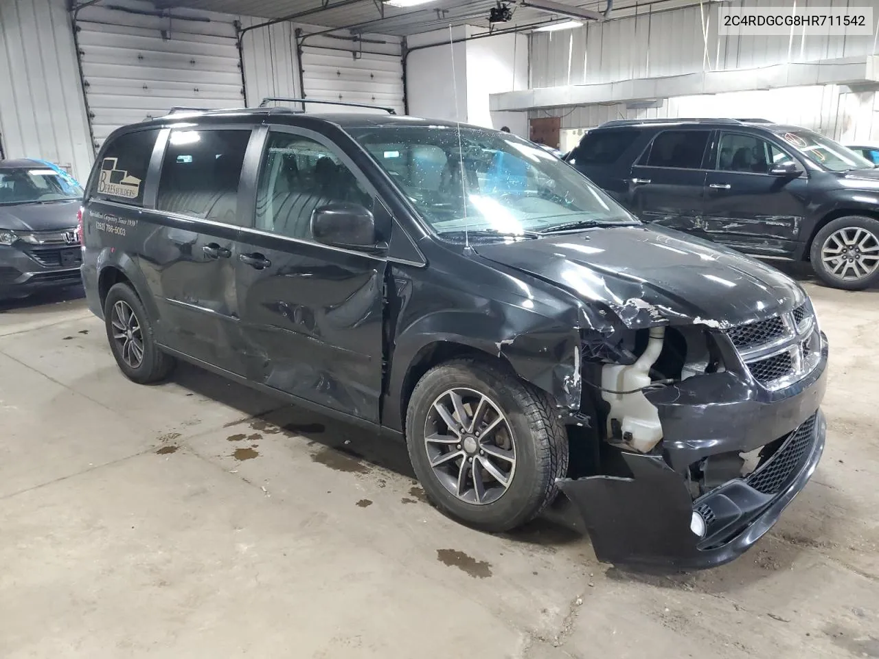 2C4RDGCG8HR711542 2017 Dodge Grand Caravan Sxt