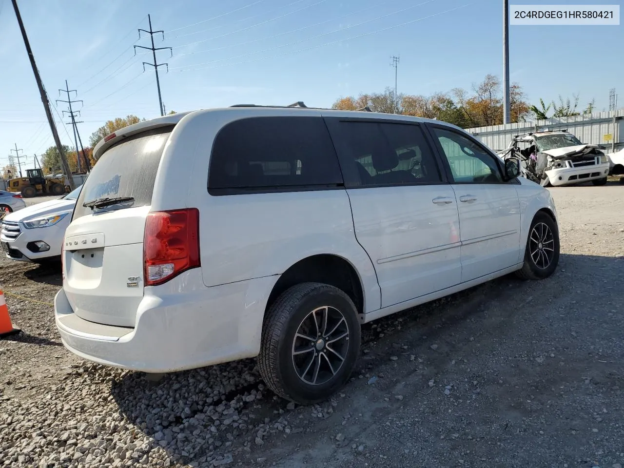 2017 Dodge Grand Caravan Gt VIN: 2C4RDGEG1HR580421 Lot: 76420854