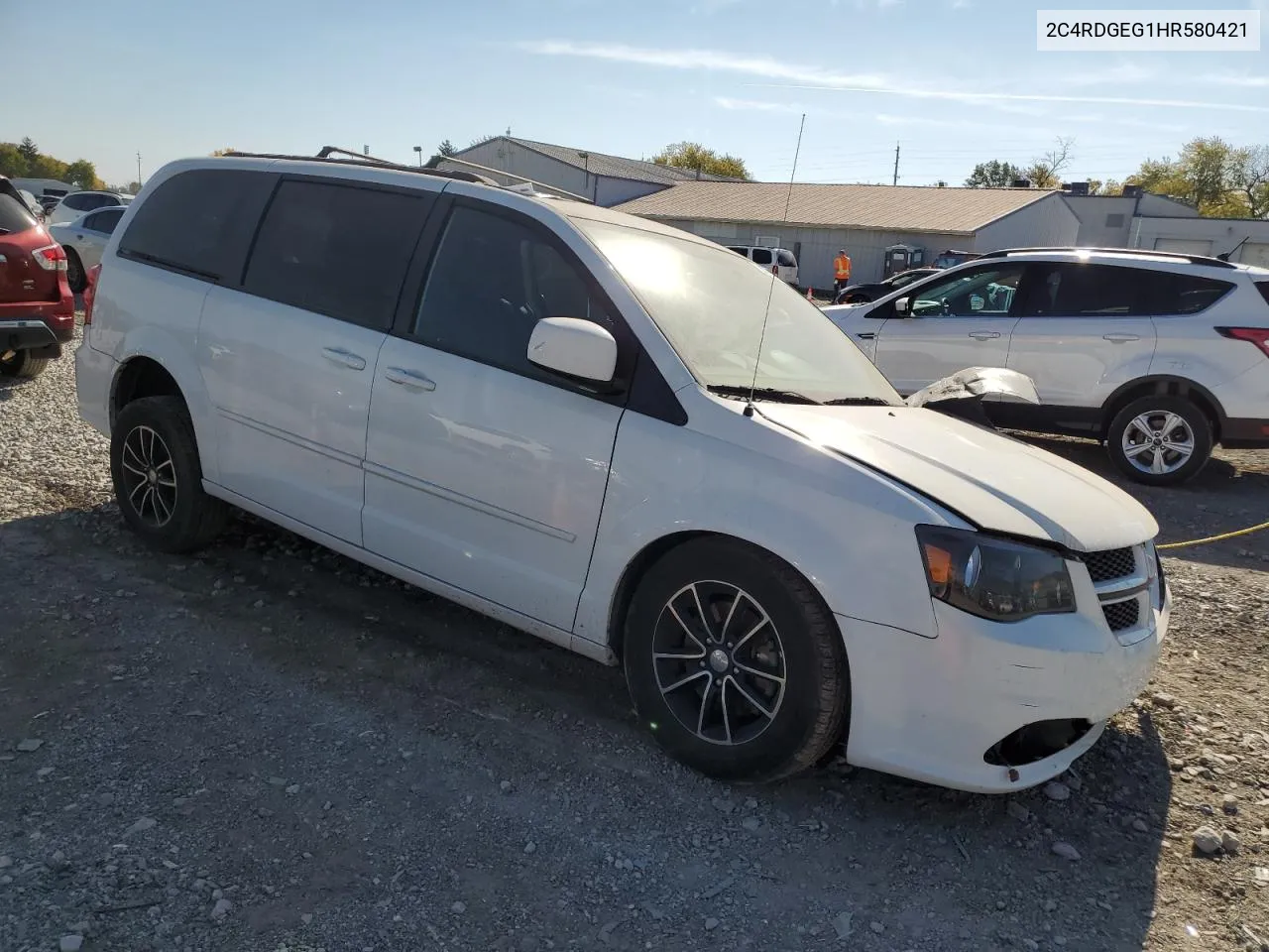 2017 Dodge Grand Caravan Gt VIN: 2C4RDGEG1HR580421 Lot: 76420854