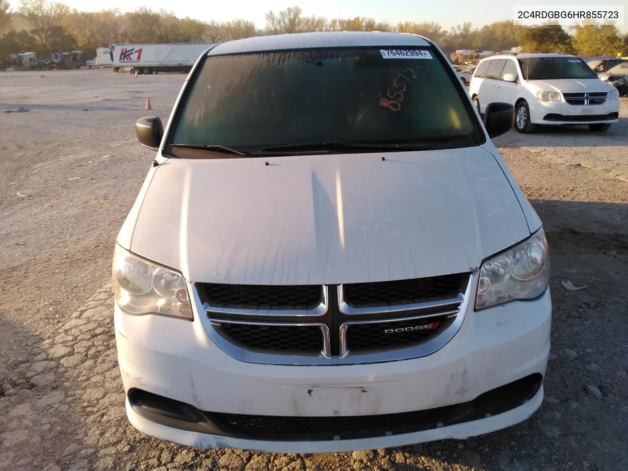 2017 Dodge Grand Caravan Se VIN: 2C4RDGBG6HR855723 Lot: 76462994