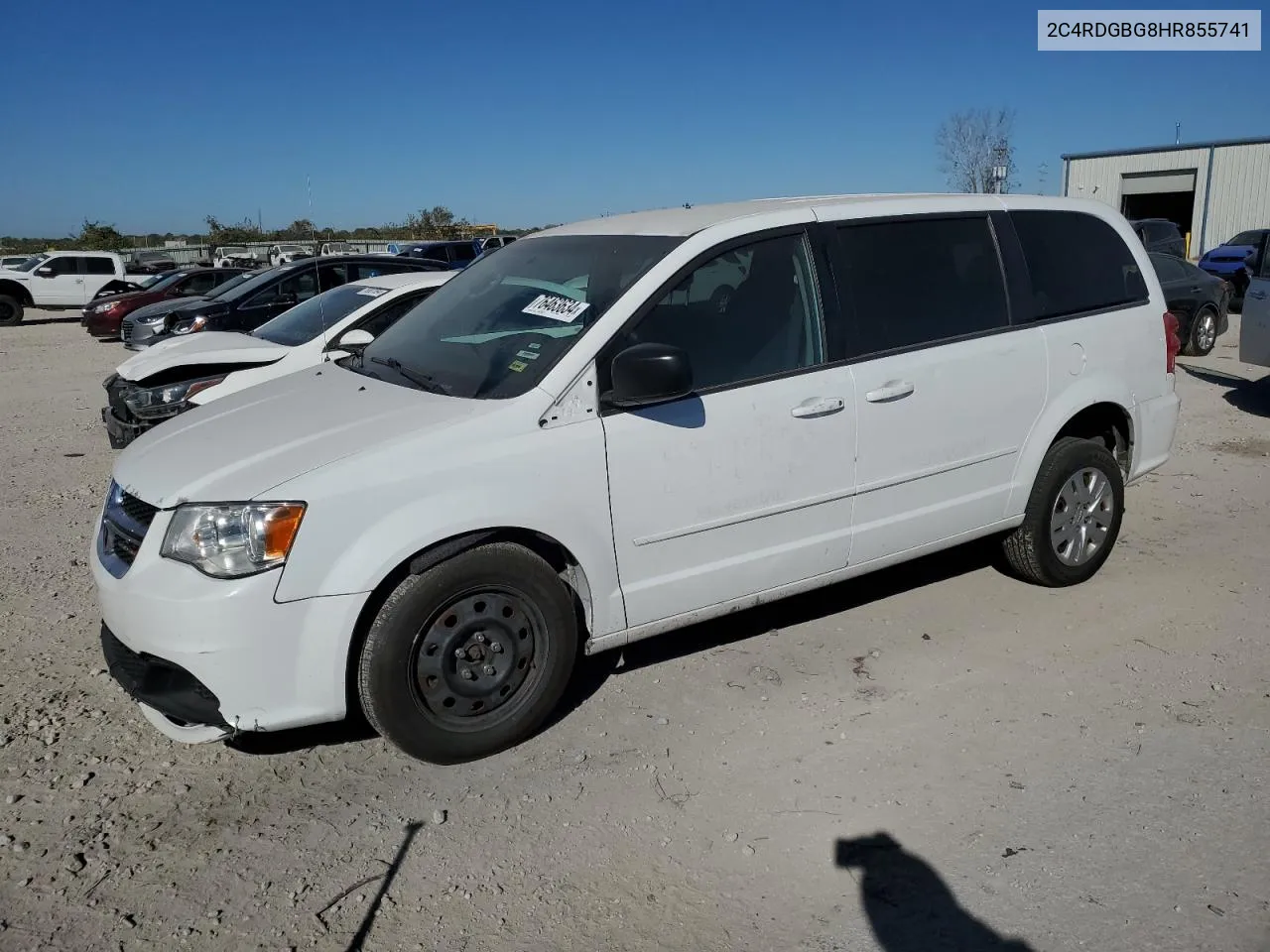 2017 Dodge Grand Caravan Se VIN: 2C4RDGBG8HR855741 Lot: 76463634