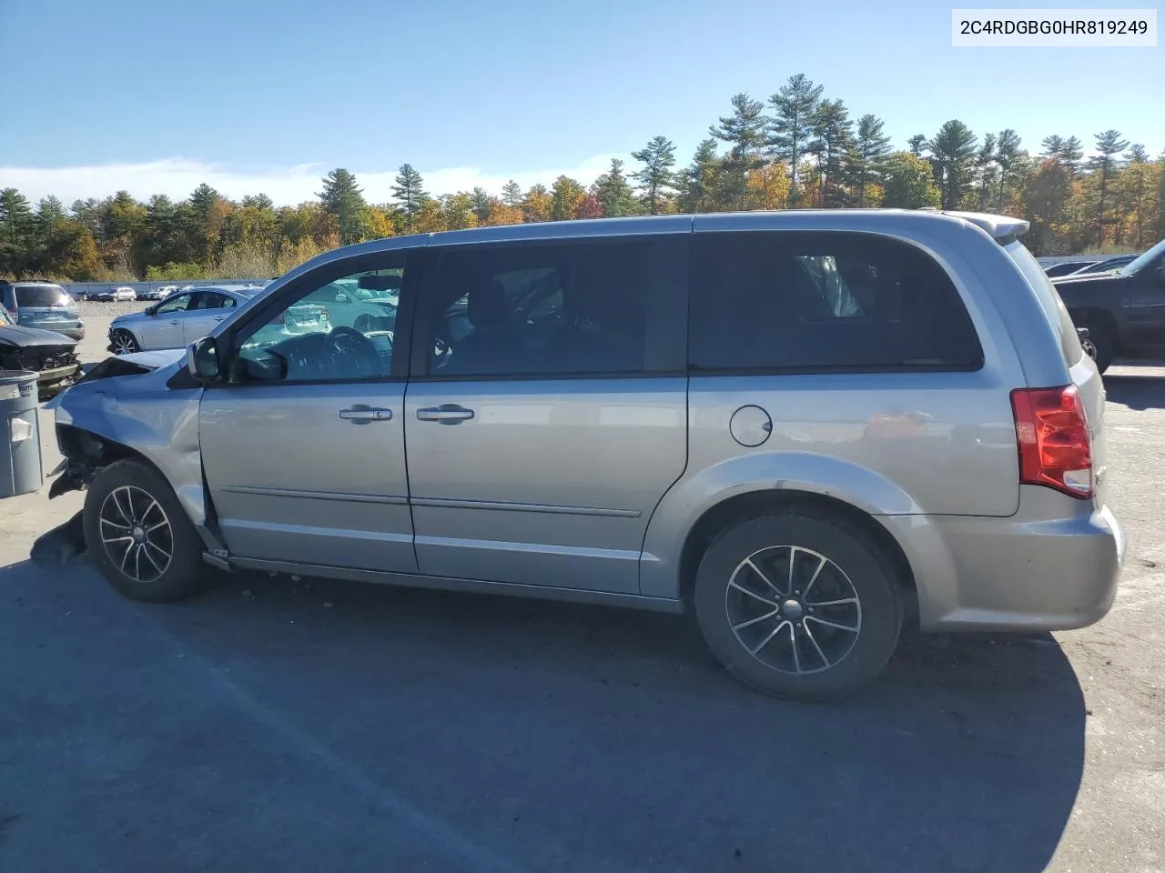 2017 Dodge Grand Caravan Se VIN: 2C4RDGBG0HR819249 Lot: 76656824