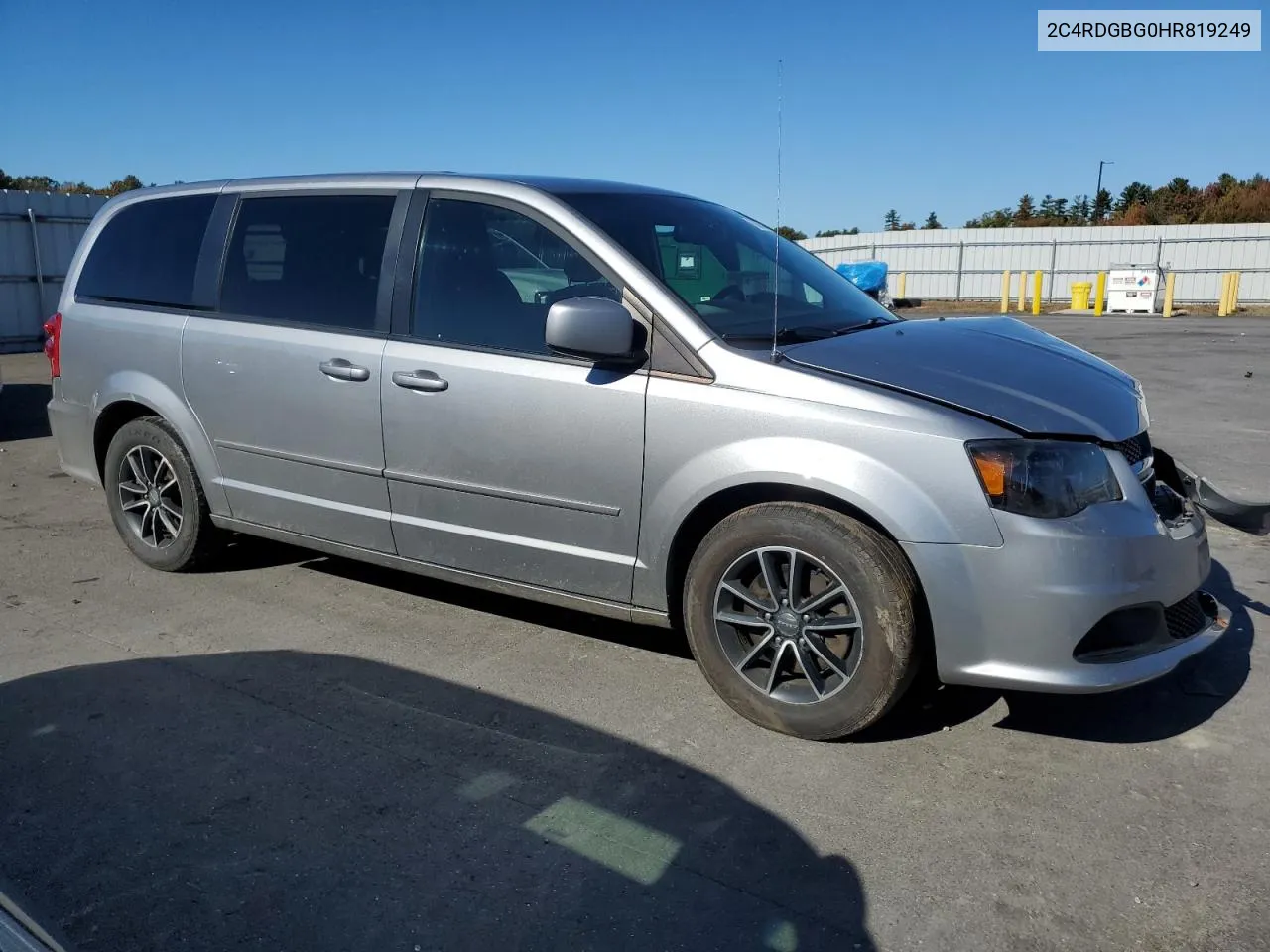 2017 Dodge Grand Caravan Se VIN: 2C4RDGBG0HR819249 Lot: 76656824