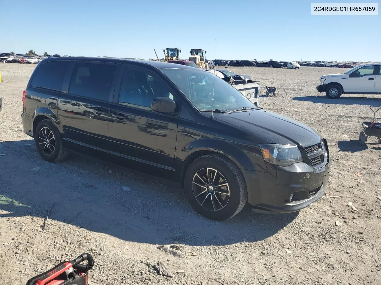 2017 Dodge Grand Caravan Gt VIN: 2C4RDGEG1HR657059 Lot: 76800374