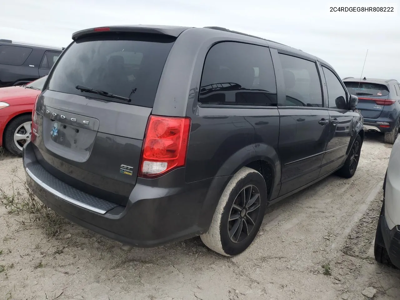 2017 Dodge Grand Caravan Gt VIN: 2C4RDGEG8HR808222 Lot: 76825984