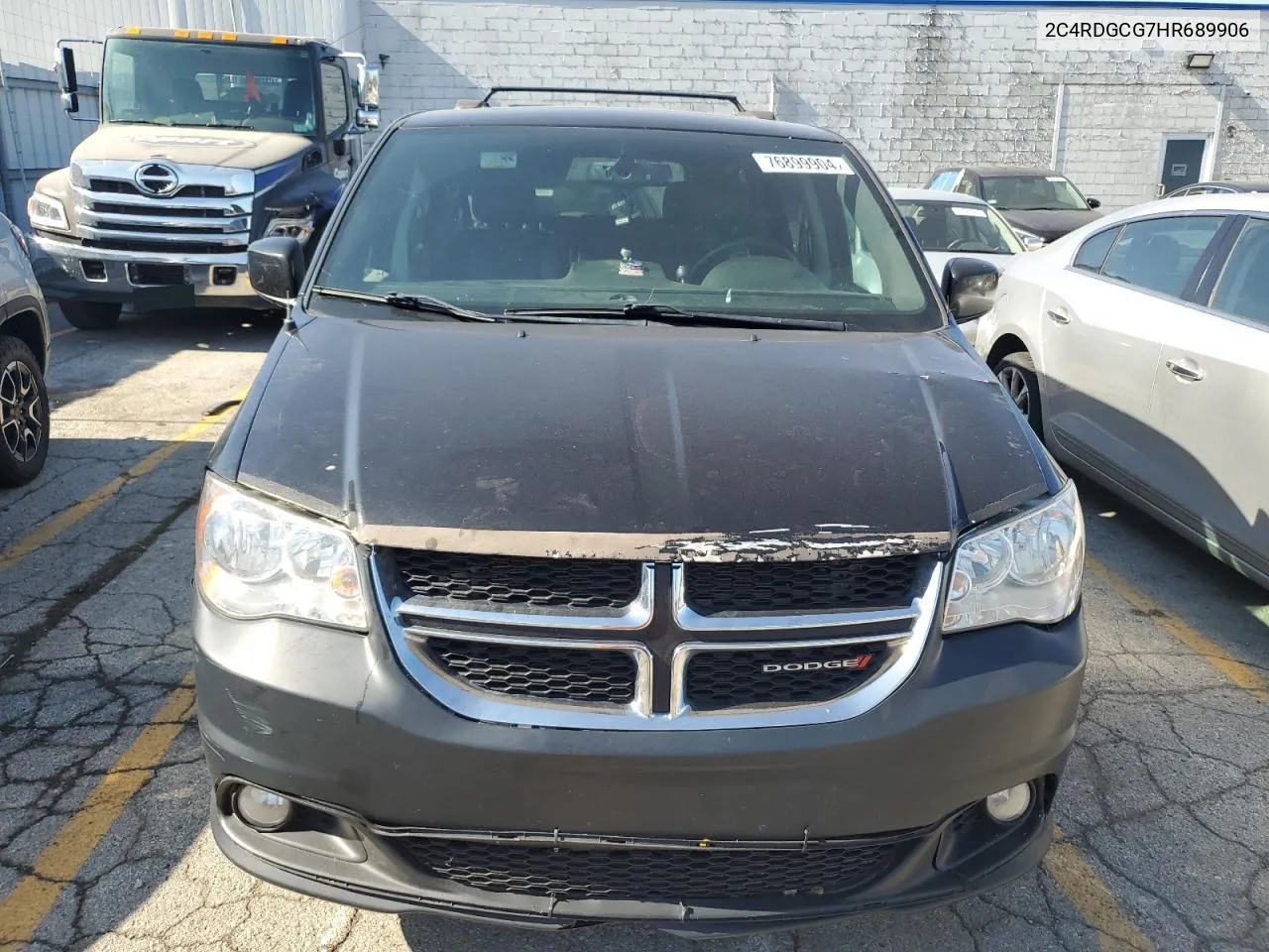 2017 Dodge Grand Caravan Sxt VIN: 2C4RDGCG7HR689906 Lot: 76899904