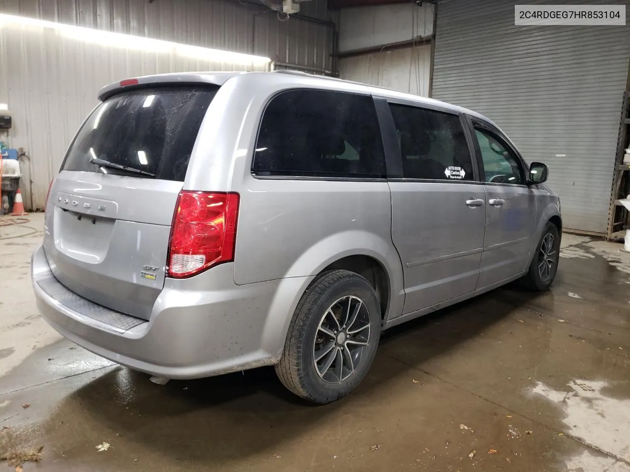 2017 Dodge Grand Caravan Gt VIN: 2C4RDGEG7HR853104 Lot: 77026514