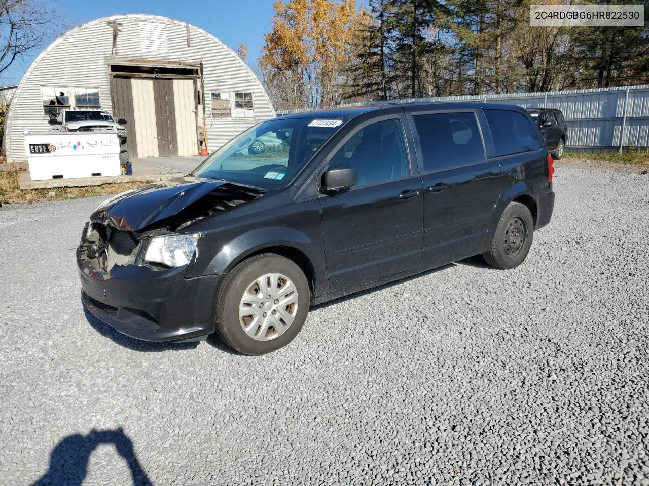 2017 Dodge Grand Caravan Se VIN: 2C4RDGBG6HR822530 Lot: 77223004