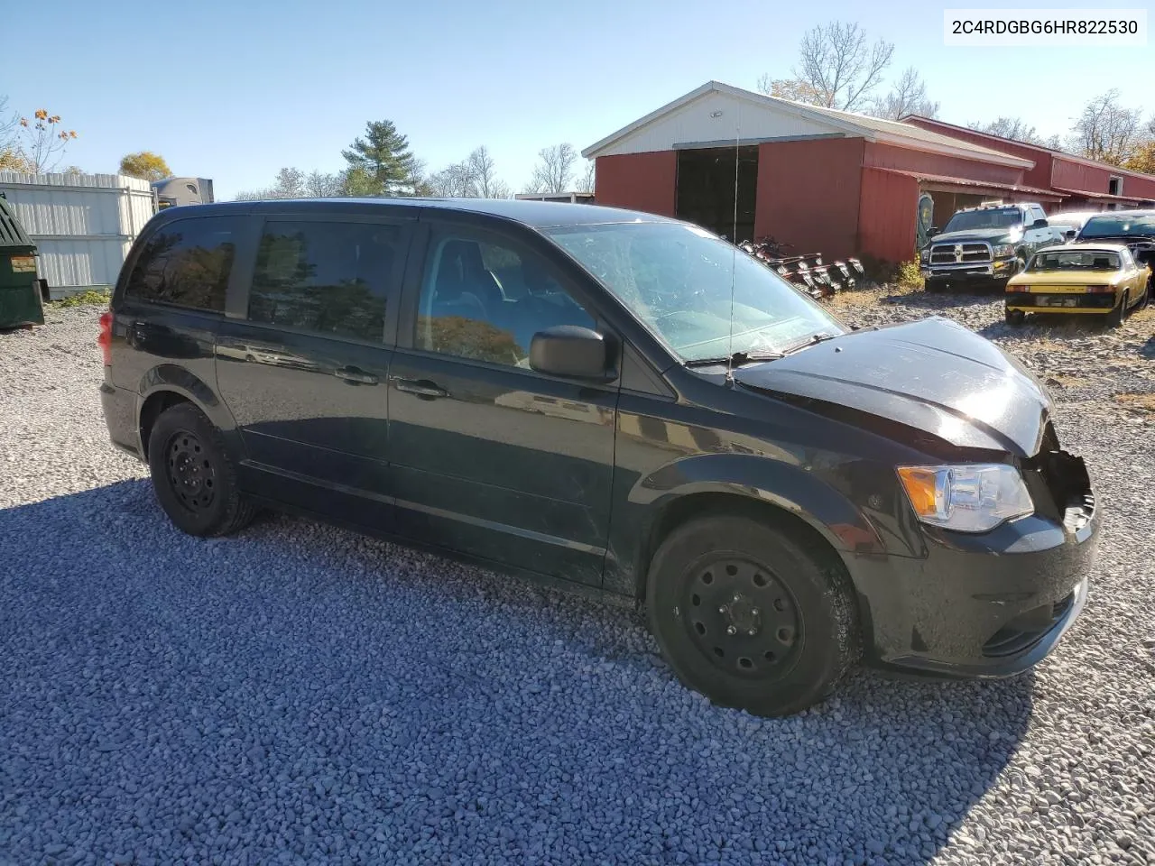 2017 Dodge Grand Caravan Se VIN: 2C4RDGBG6HR822530 Lot: 77223004