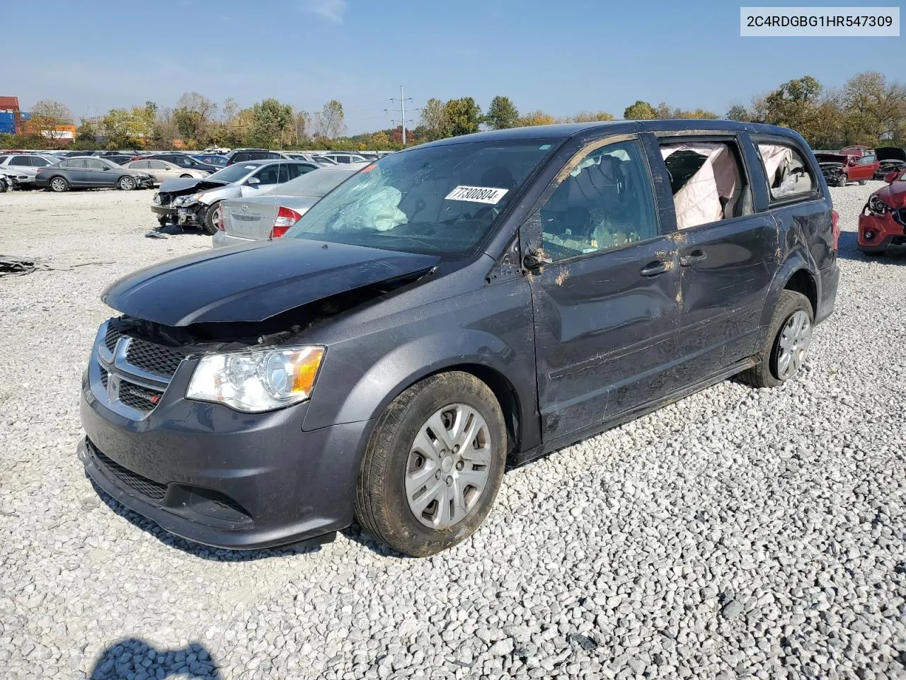 2017 Dodge Grand Caravan Se VIN: 2C4RDGBG1HR547309 Lot: 77300804