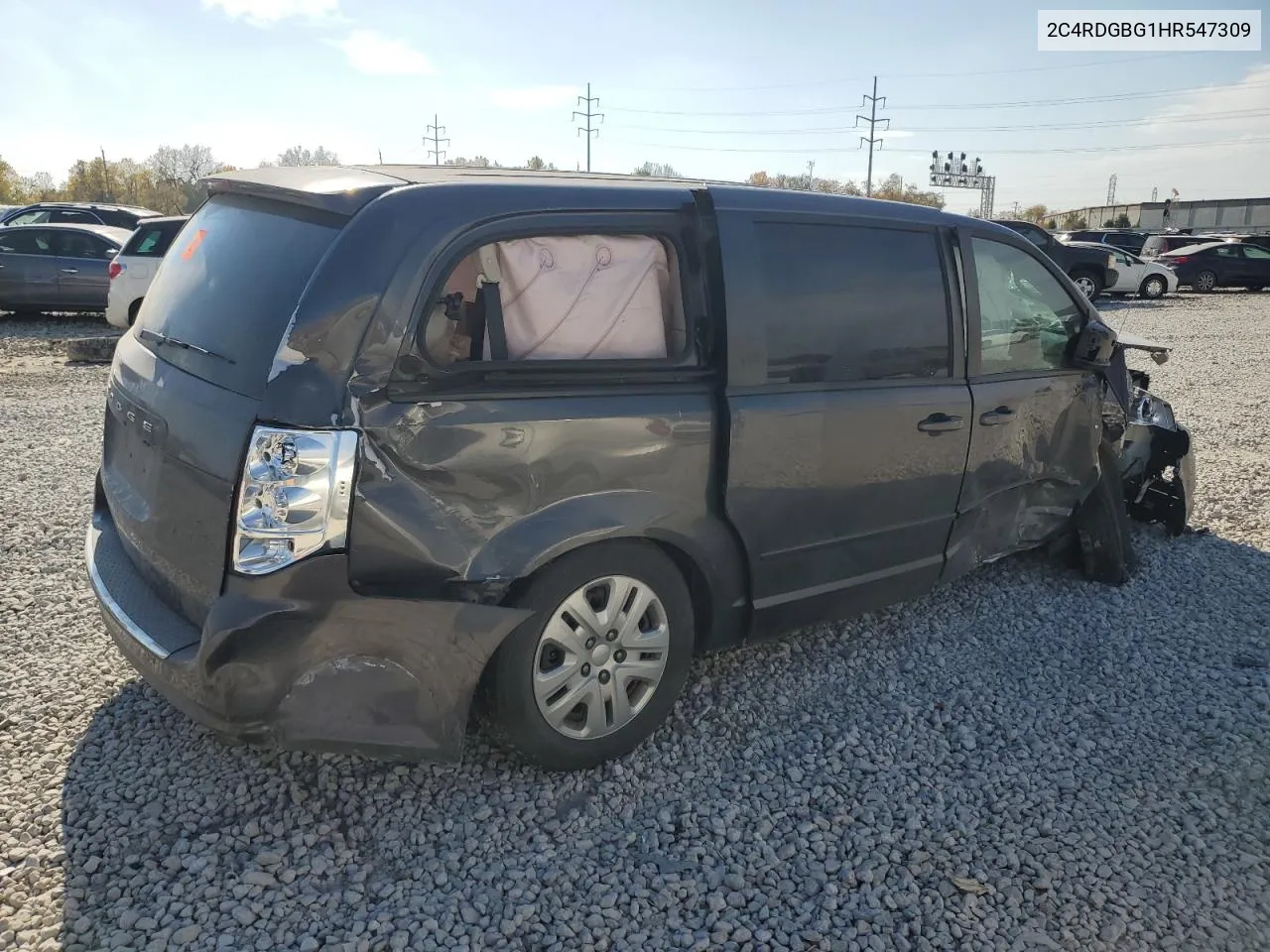 2017 Dodge Grand Caravan Se VIN: 2C4RDGBG1HR547309 Lot: 77300804