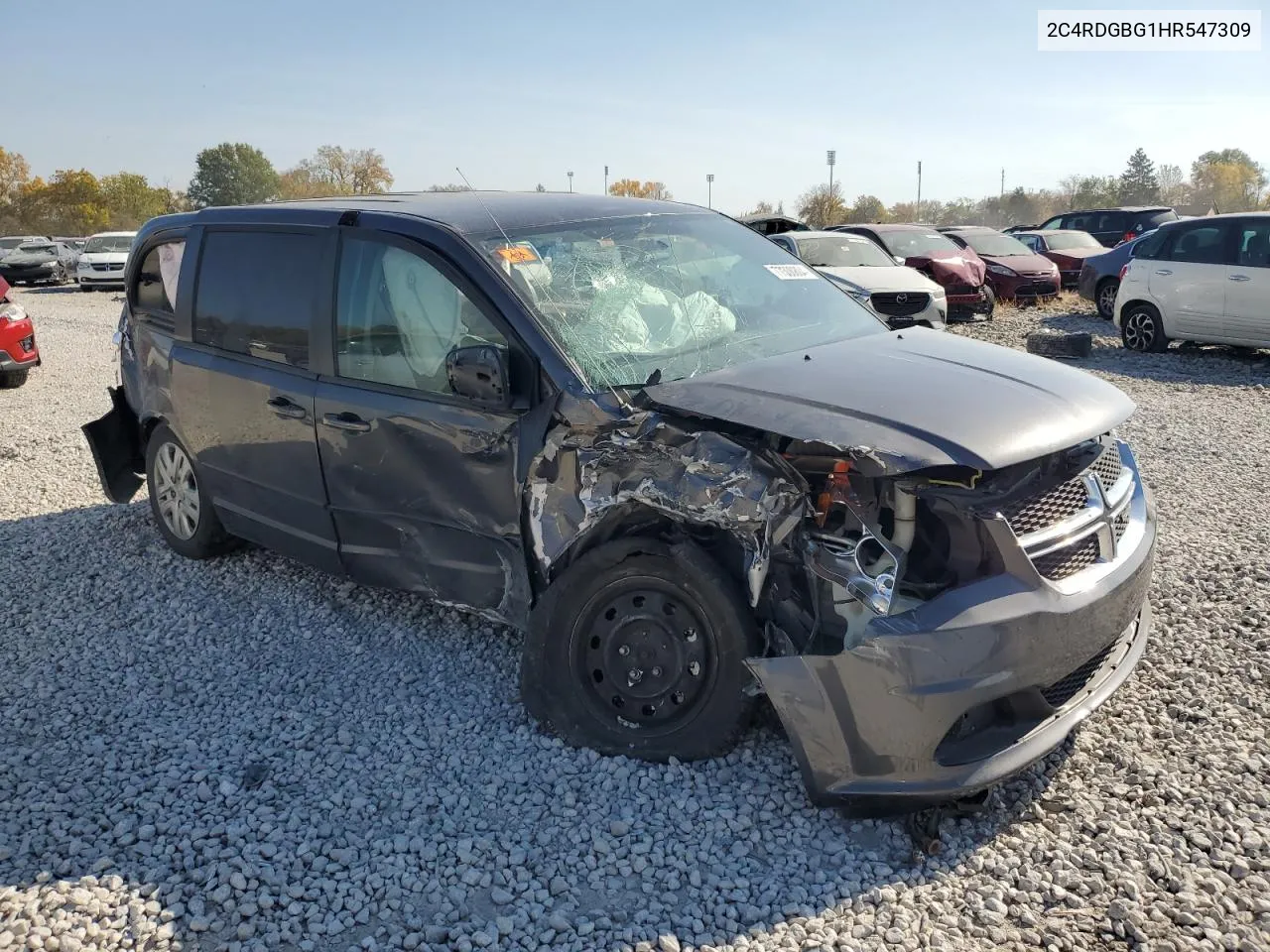 2017 Dodge Grand Caravan Se VIN: 2C4RDGBG1HR547309 Lot: 77300804