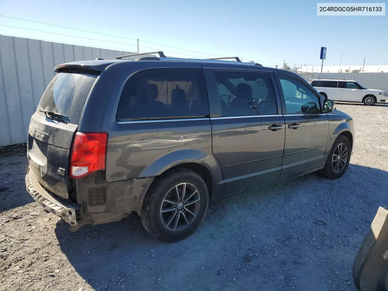 2017 Dodge Grand Caravan Sxt VIN: 2C4RDGCG5HR716133 Lot: 77325554