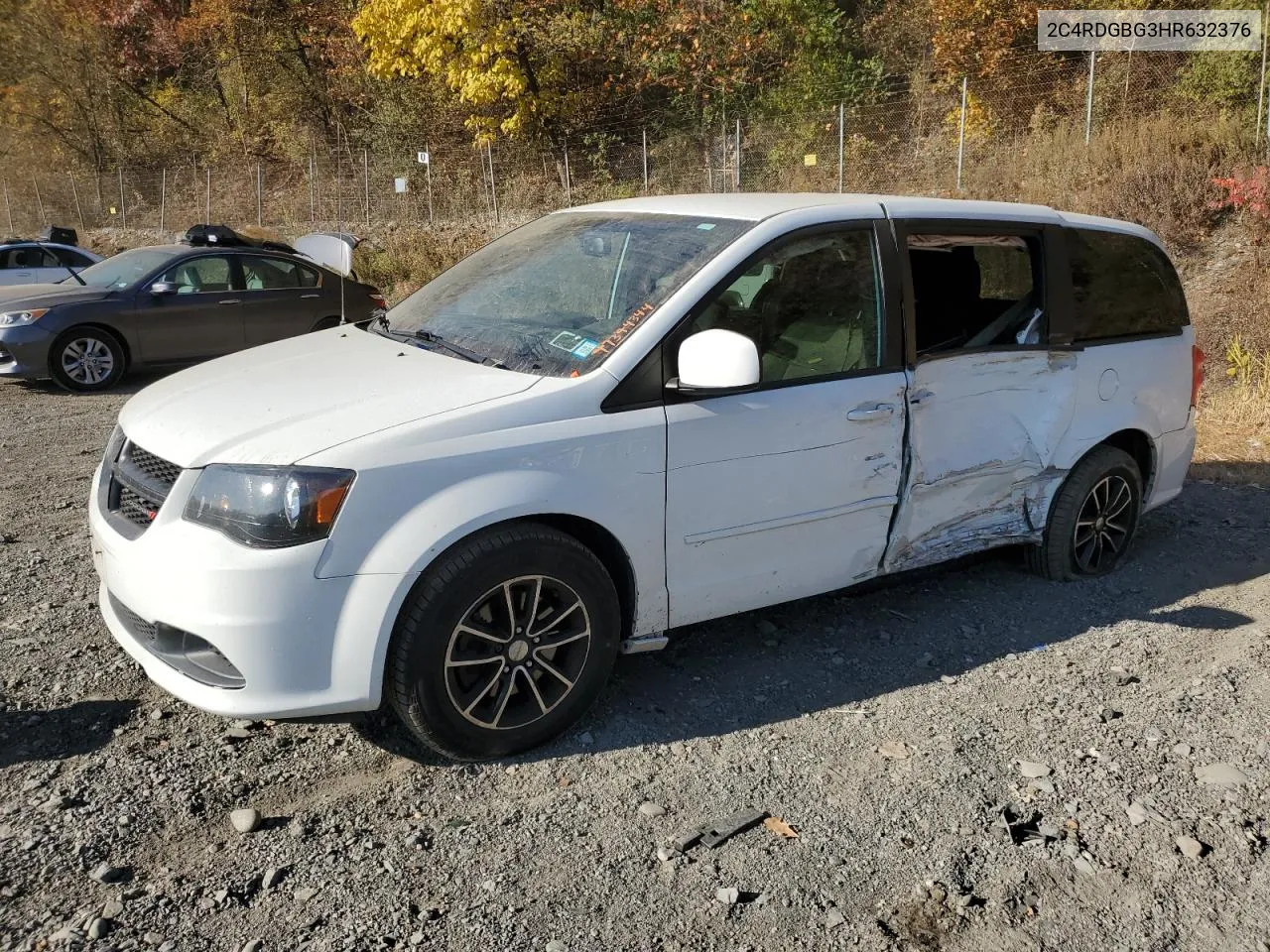 2017 Dodge Grand Caravan Se VIN: 2C4RDGBG3HR632376 Lot: 77394344