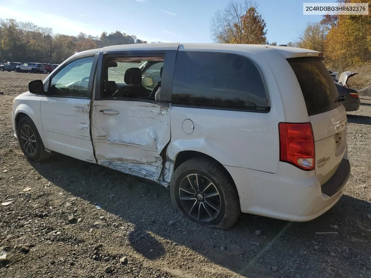 2017 Dodge Grand Caravan Se VIN: 2C4RDGBG3HR632376 Lot: 77394344