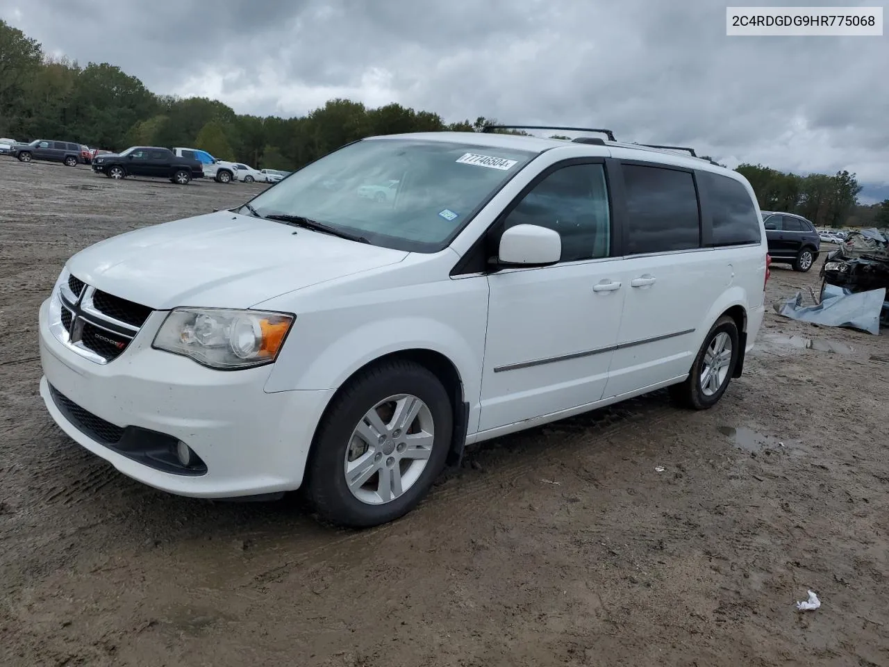 2017 Dodge Grand Caravan Crew VIN: 2C4RDGDG9HR775068 Lot: 77746504