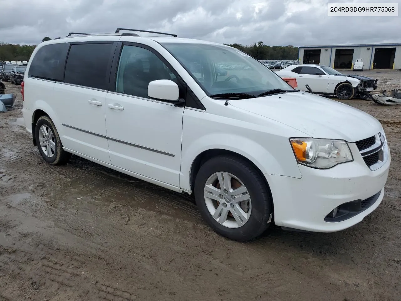 2017 Dodge Grand Caravan Crew VIN: 2C4RDGDG9HR775068 Lot: 77746504