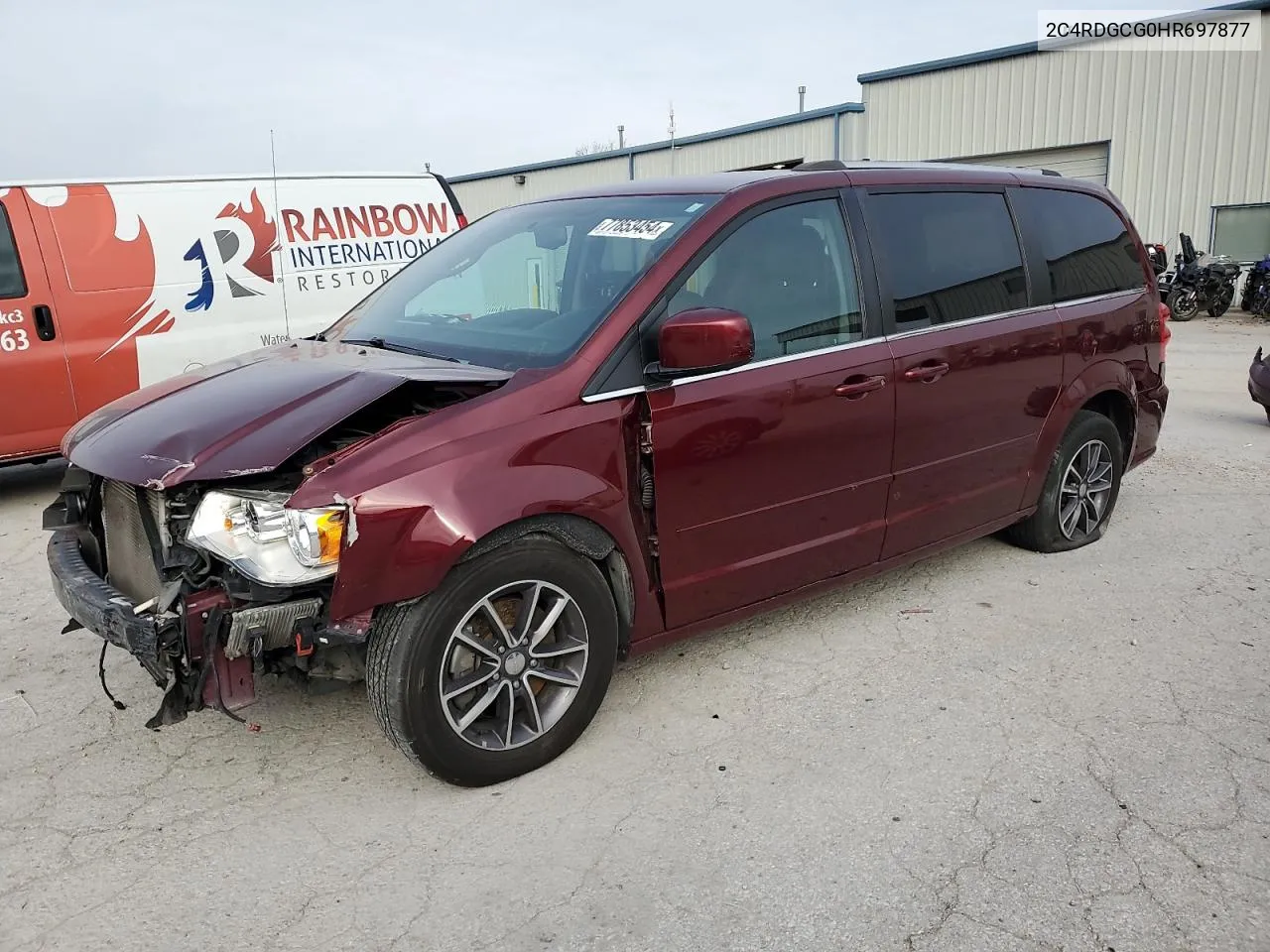 2C4RDGCG0HR697877 2017 Dodge Grand Caravan Sxt