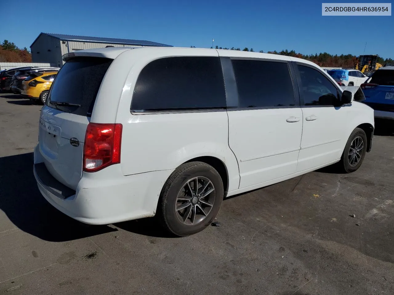 2017 Dodge Grand Caravan Se VIN: 2C4RDGBG4HR636954 Lot: 78072804