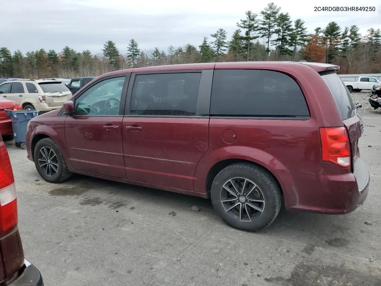 2017 Dodge Grand Caravan Se VIN: 2C4RDGBG3HR849250 Lot: 78354984