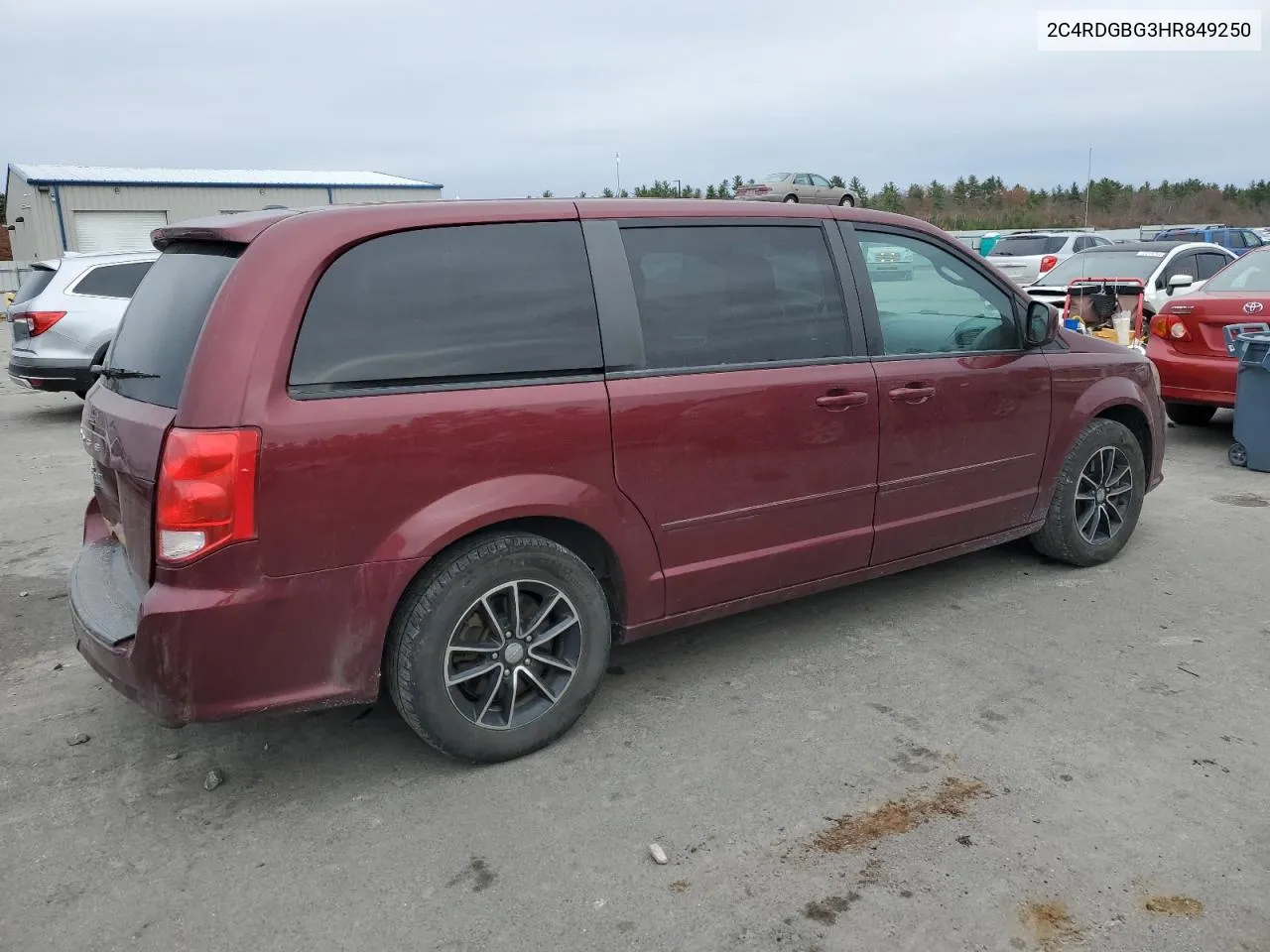 2017 Dodge Grand Caravan Se VIN: 2C4RDGBG3HR849250 Lot: 78354984