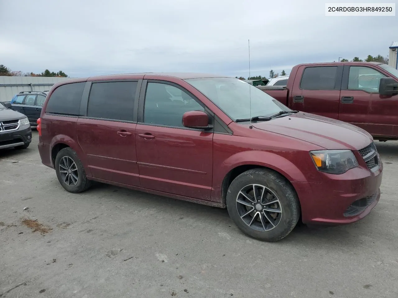 2017 Dodge Grand Caravan Se VIN: 2C4RDGBG3HR849250 Lot: 78354984