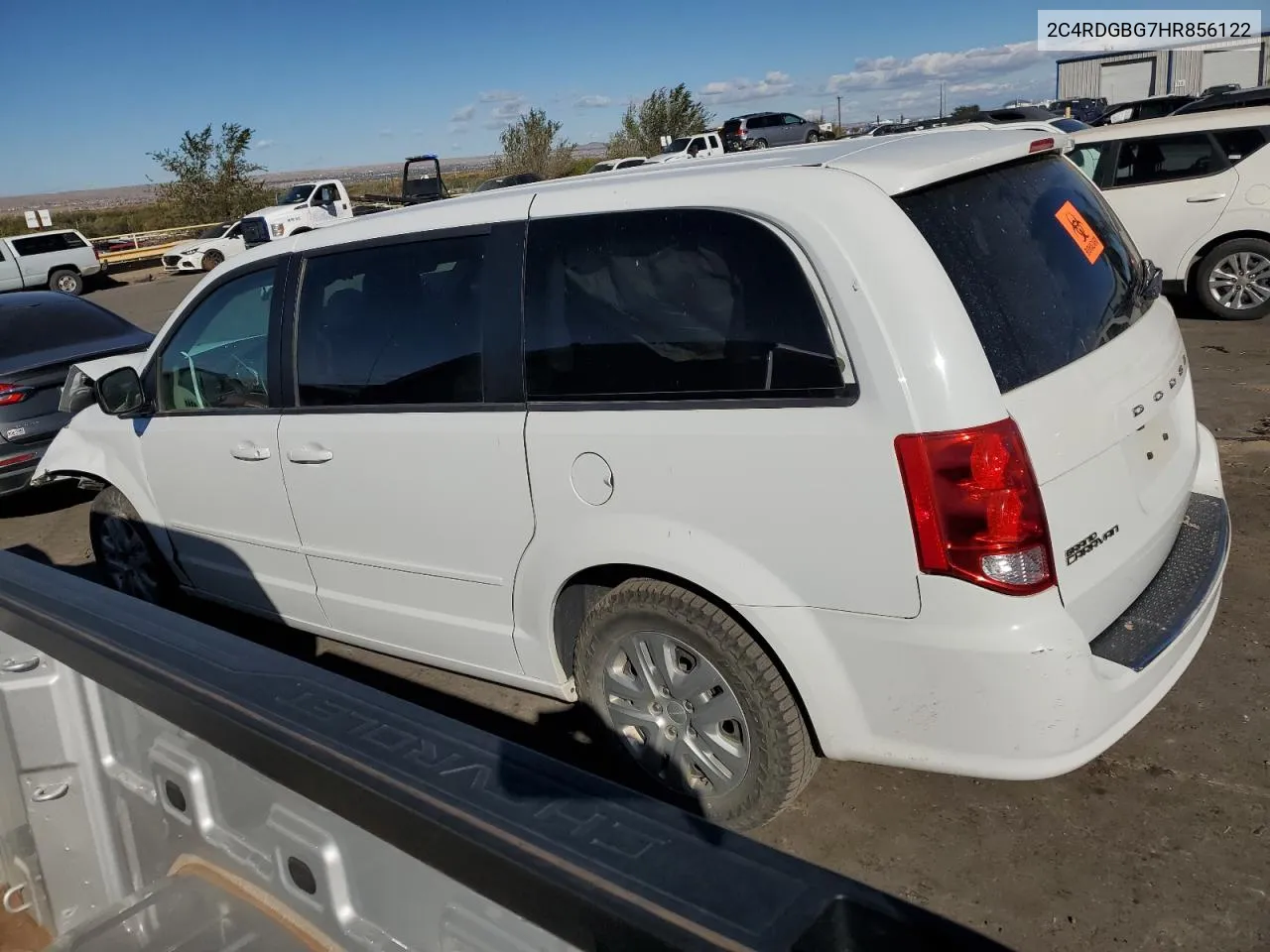 2017 Dodge Grand Caravan Se VIN: 2C4RDGBG7HR856122 Lot: 78392264