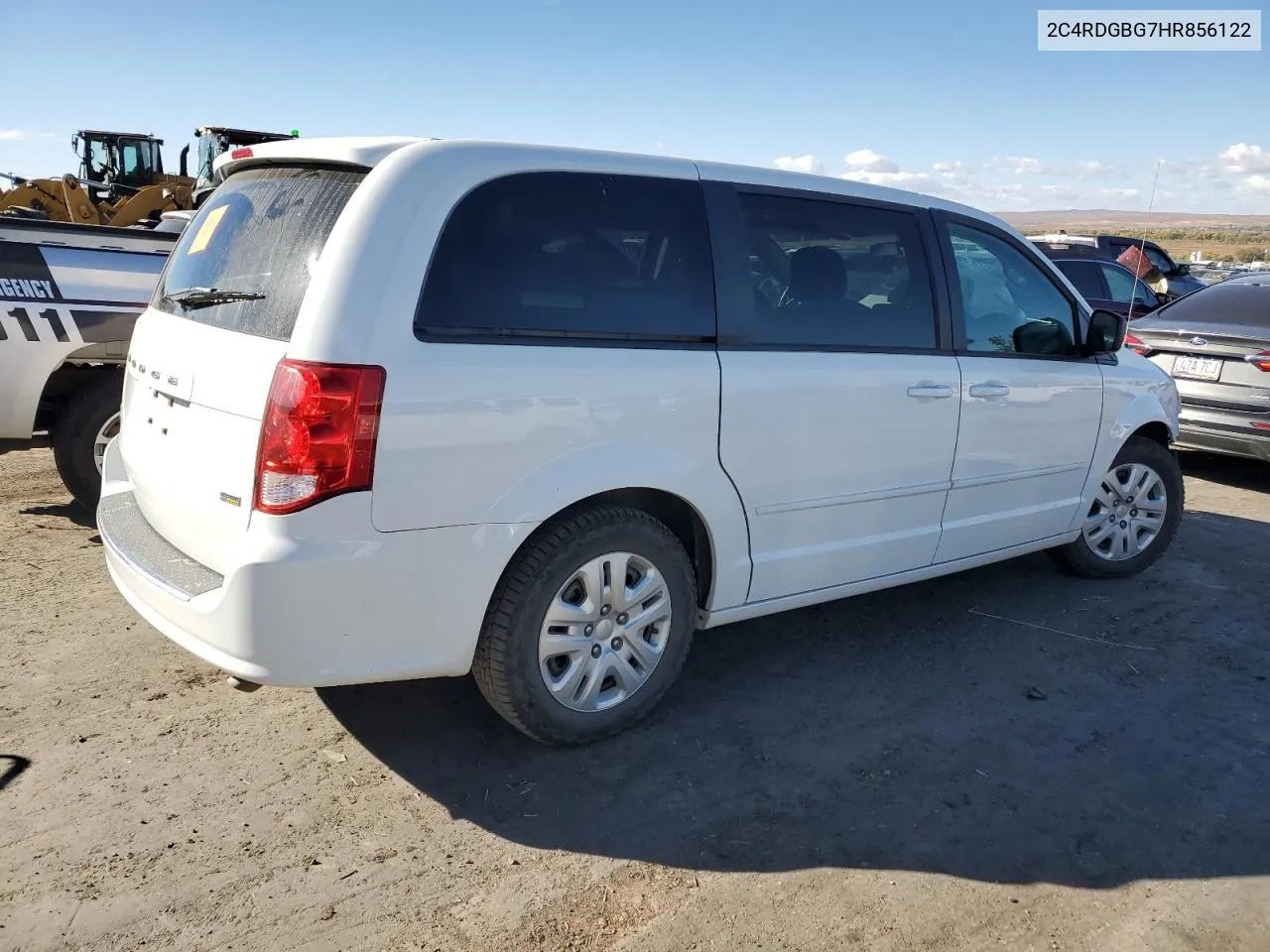 2017 Dodge Grand Caravan Se VIN: 2C4RDGBG7HR856122 Lot: 78392264