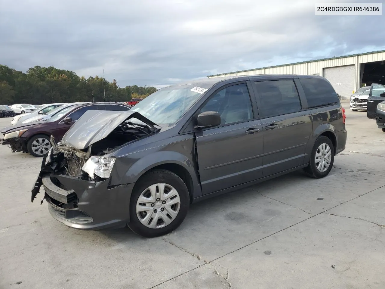 2017 Dodge Grand Caravan Se VIN: 2C4RDGBGXHR646386 Lot: 78414794