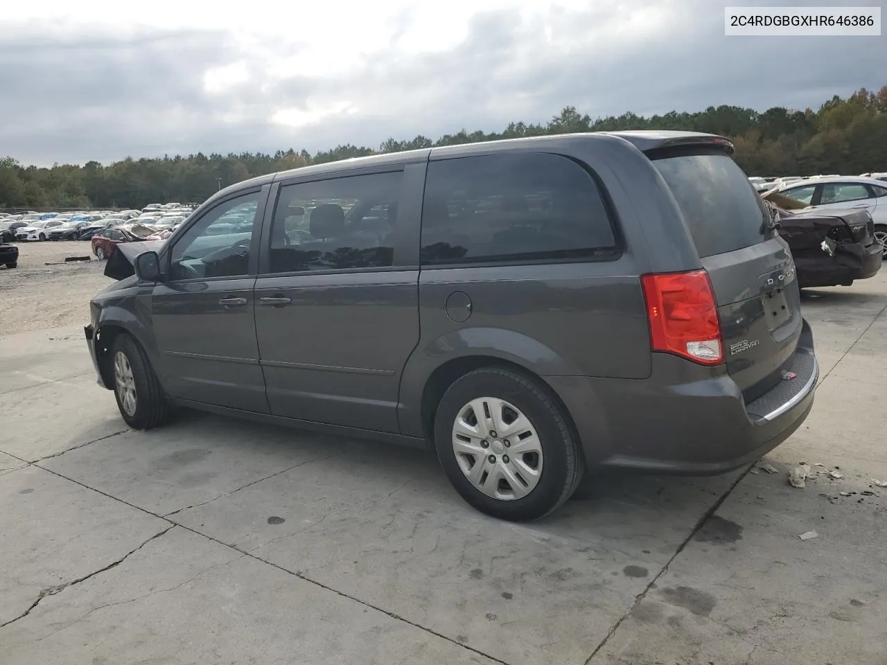 2017 Dodge Grand Caravan Se VIN: 2C4RDGBGXHR646386 Lot: 78414794