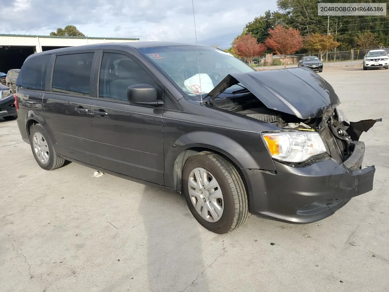 2017 Dodge Grand Caravan Se VIN: 2C4RDGBGXHR646386 Lot: 78414794