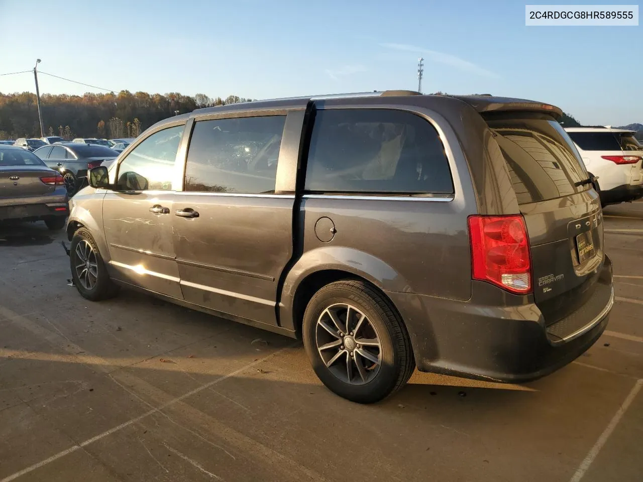 2017 Dodge Grand Caravan Sxt VIN: 2C4RDGCG8HR589555 Lot: 78505424