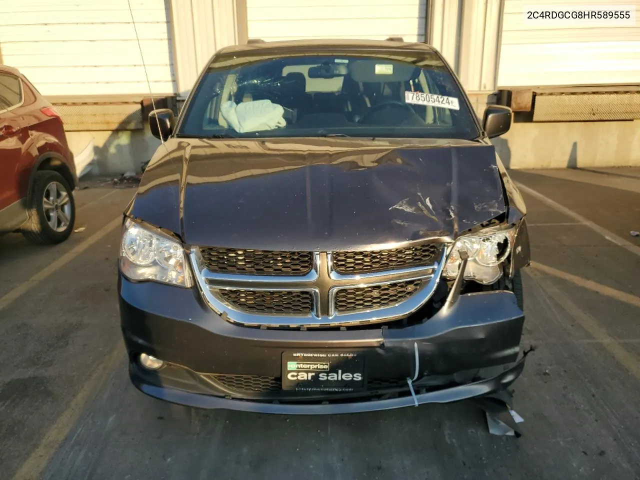 2017 Dodge Grand Caravan Sxt VIN: 2C4RDGCG8HR589555 Lot: 78505424