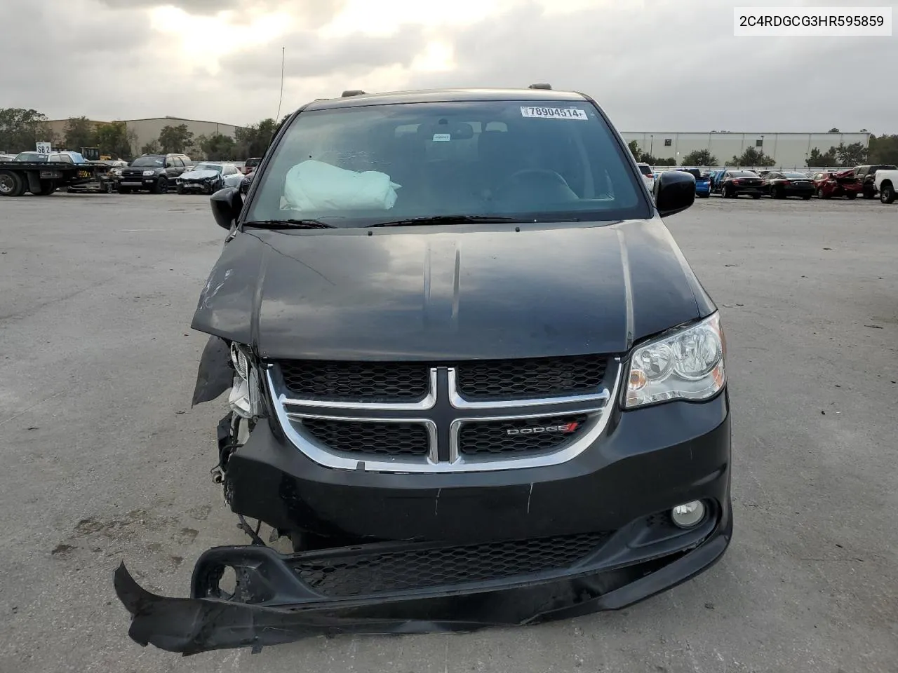 2017 Dodge Grand Caravan Sxt VIN: 2C4RDGCG3HR595859 Lot: 78904514