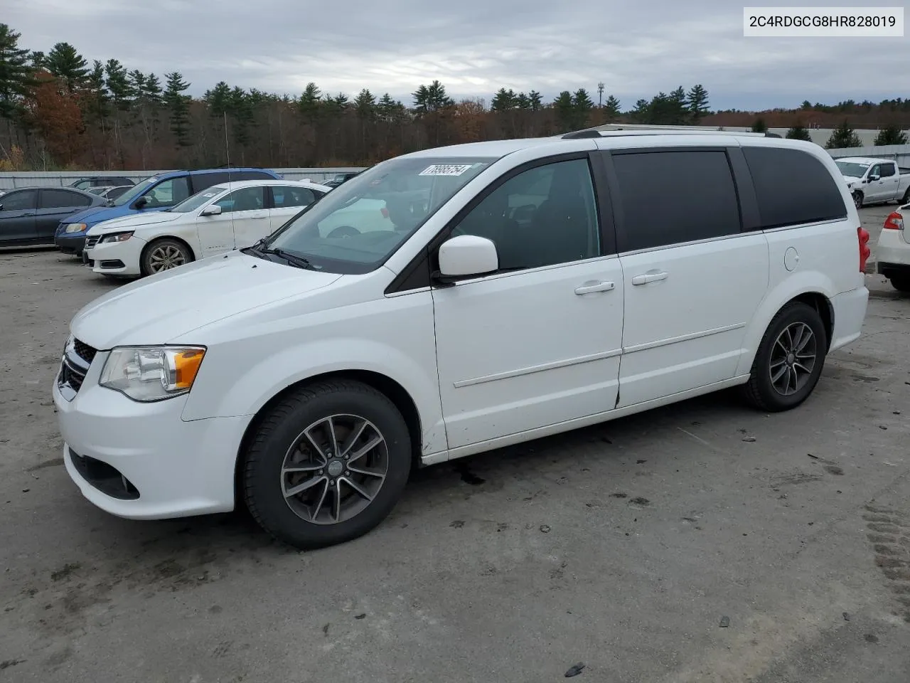 2017 Dodge Grand Caravan Sxt VIN: 2C4RDGCG8HR828019 Lot: 78985754