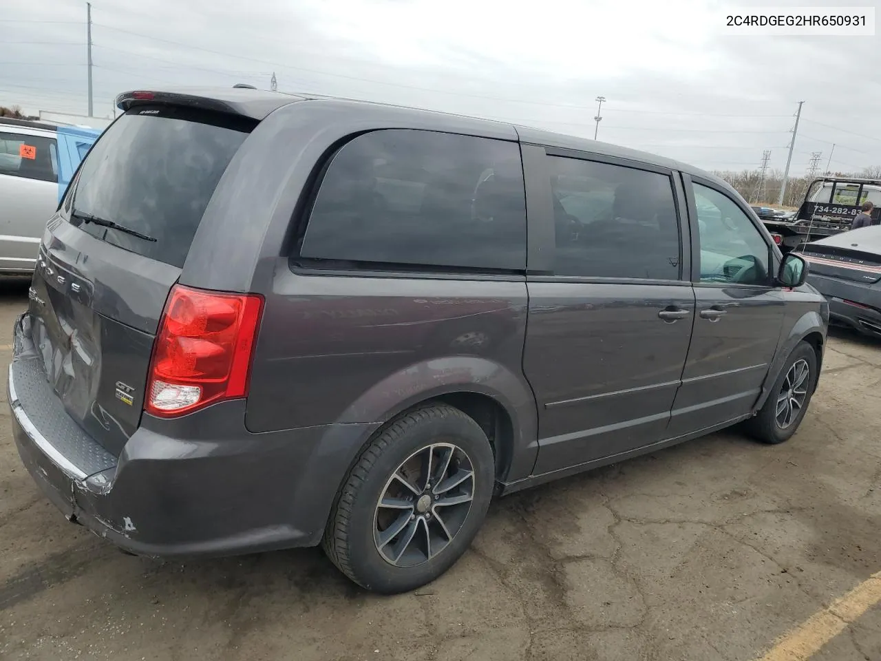 2017 Dodge Grand Caravan Gt VIN: 2C4RDGEG2HR650931 Lot: 79119404