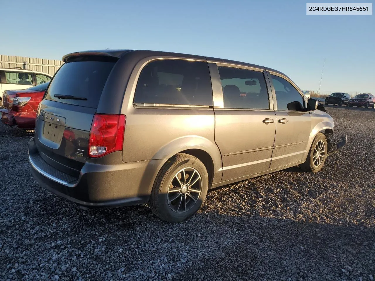 2017 Dodge Grand Caravan Gt VIN: 2C4RDGEG7HR845651 Lot: 79459344