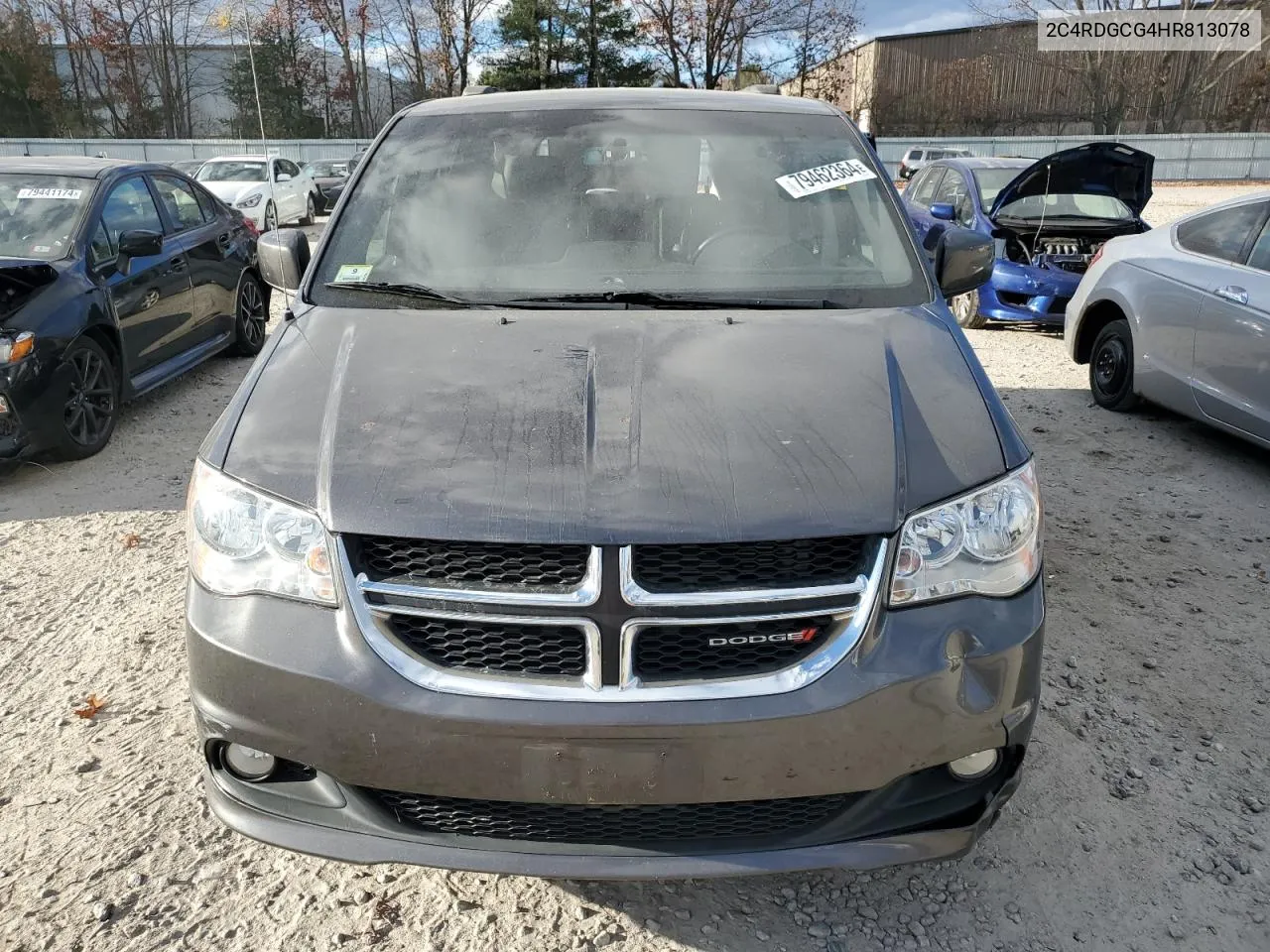 2017 Dodge Grand Caravan Sxt VIN: 2C4RDGCG4HR813078 Lot: 79462364