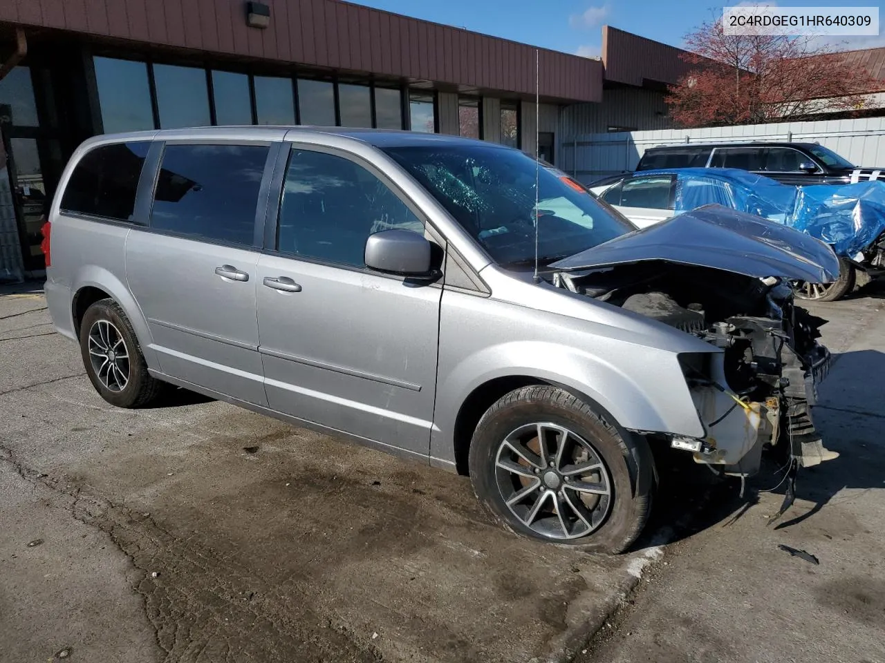 2017 Dodge Grand Caravan Gt VIN: 2C4RDGEG1HR640309 Lot: 79734074