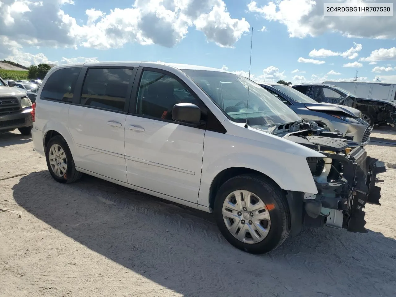 2017 Dodge Grand Caravan Se VIN: 2C4RDGBG1HR707530 Lot: 79781934