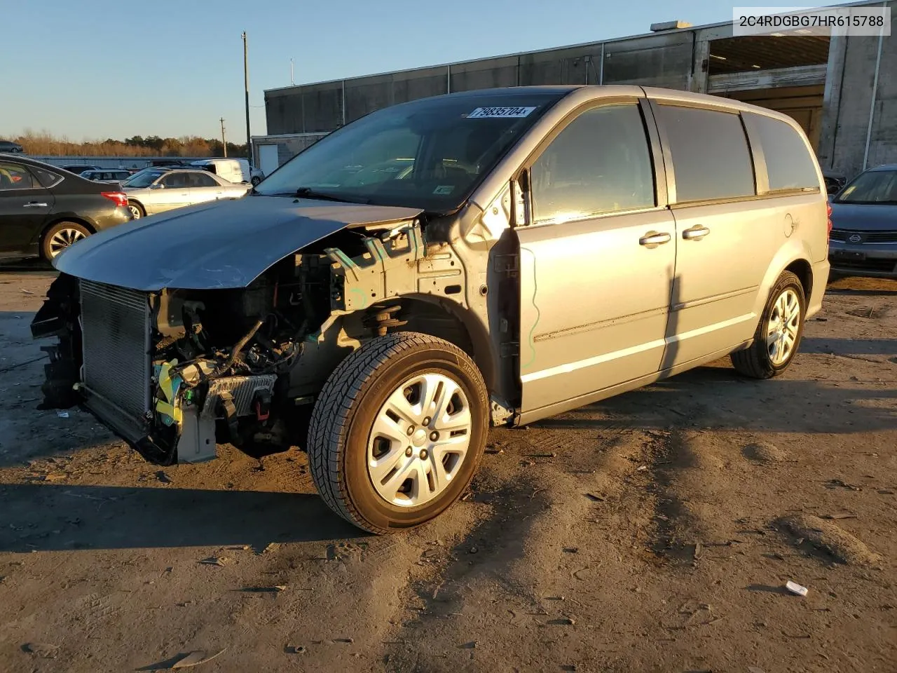 2017 Dodge Grand Caravan Se VIN: 2C4RDGBG7HR615788 Lot: 79835704