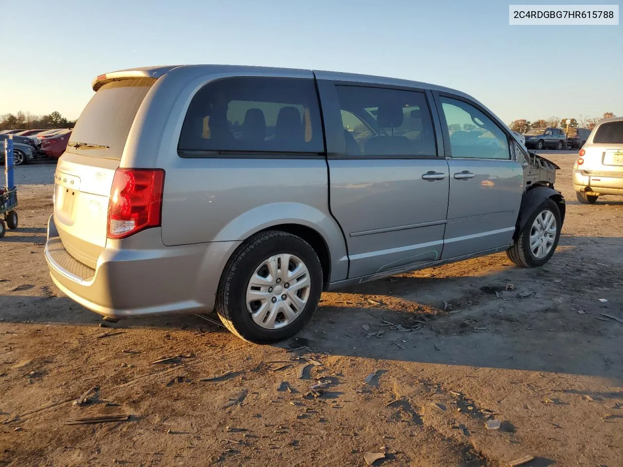 2017 Dodge Grand Caravan Se VIN: 2C4RDGBG7HR615788 Lot: 79835704