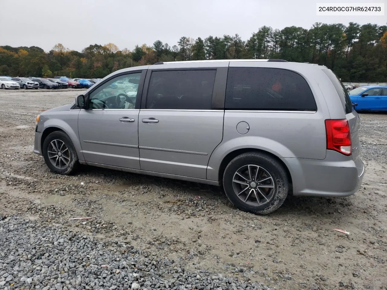 2017 Dodge Grand Caravan Sxt VIN: 2C4RDGCG7HR624733 Lot: 79990394