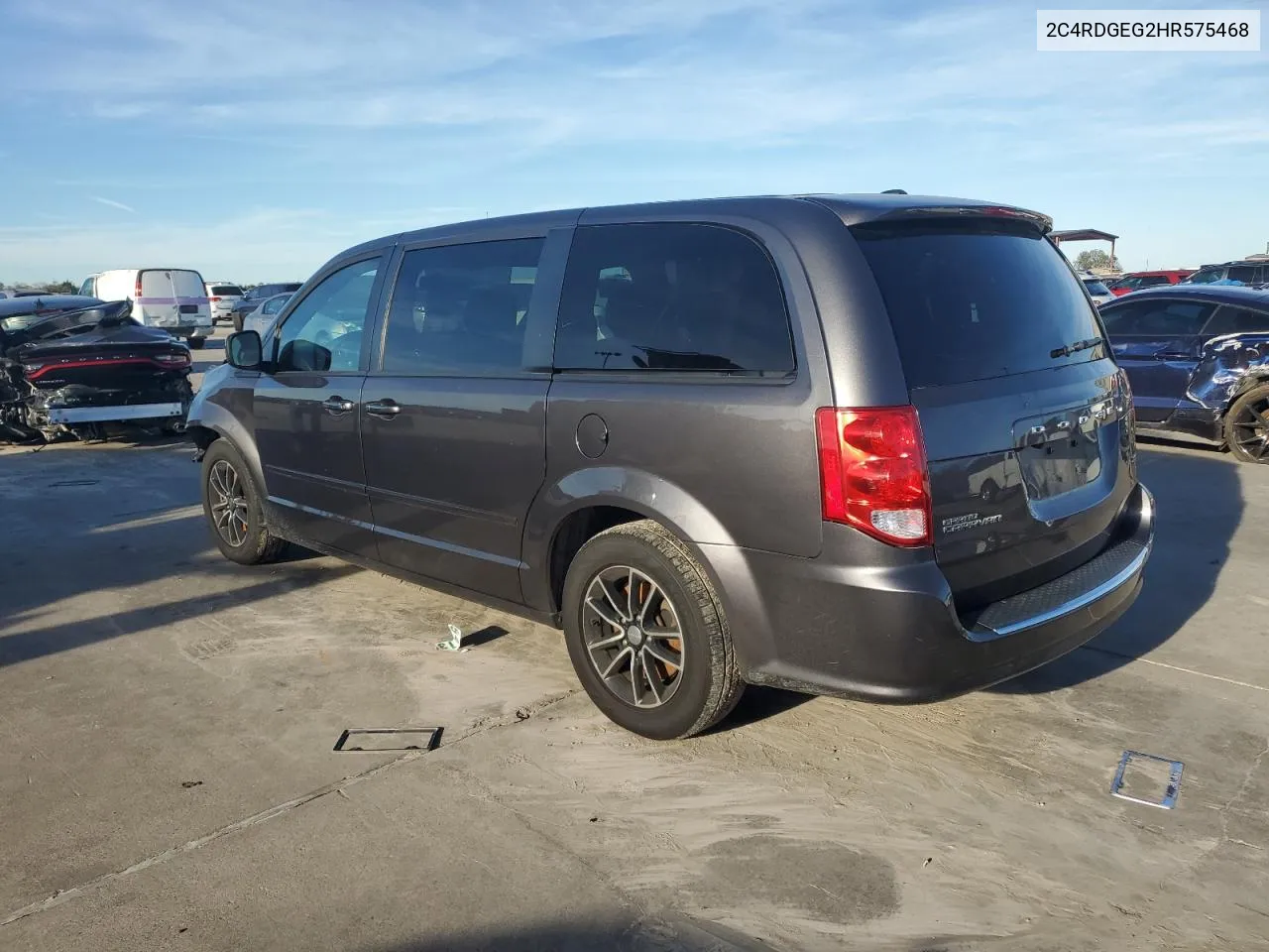 2017 Dodge Grand Caravan Gt VIN: 2C4RDGEG2HR575468 Lot: 80290624