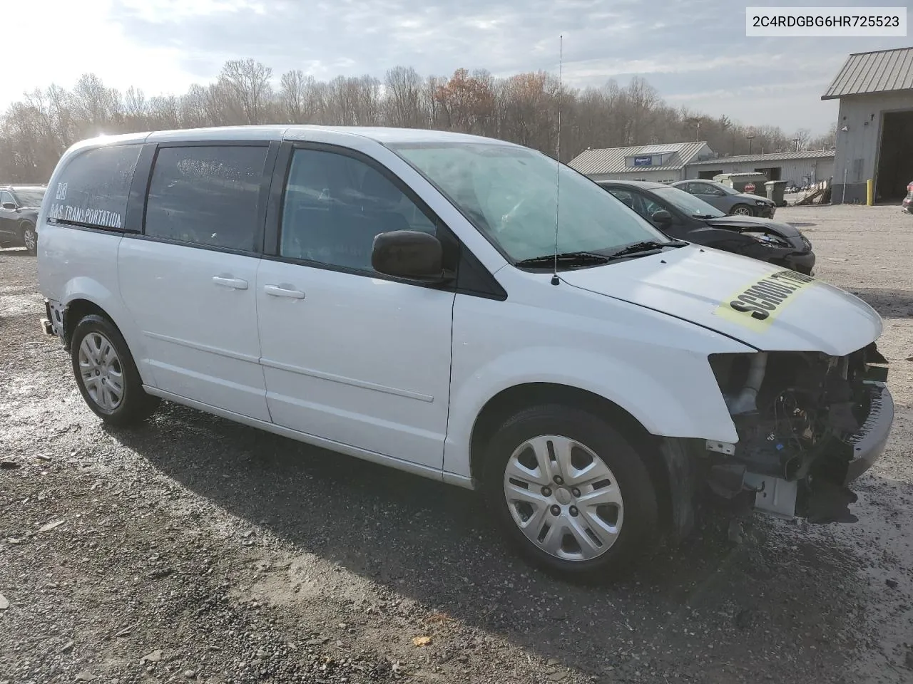 2017 Dodge Grand Caravan Se VIN: 2C4RDGBG6HR725523 Lot: 80331334