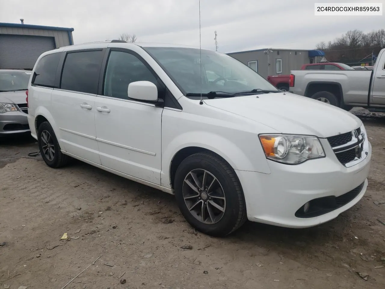 2017 Dodge Grand Caravan Sxt VIN: 2C4RDGCGXHR859563 Lot: 80501694