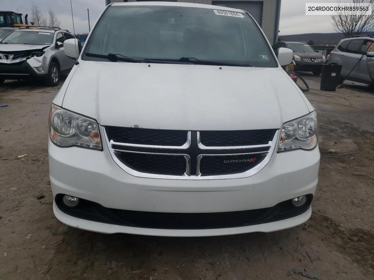 2017 Dodge Grand Caravan Sxt VIN: 2C4RDGCGXHR859563 Lot: 80501694