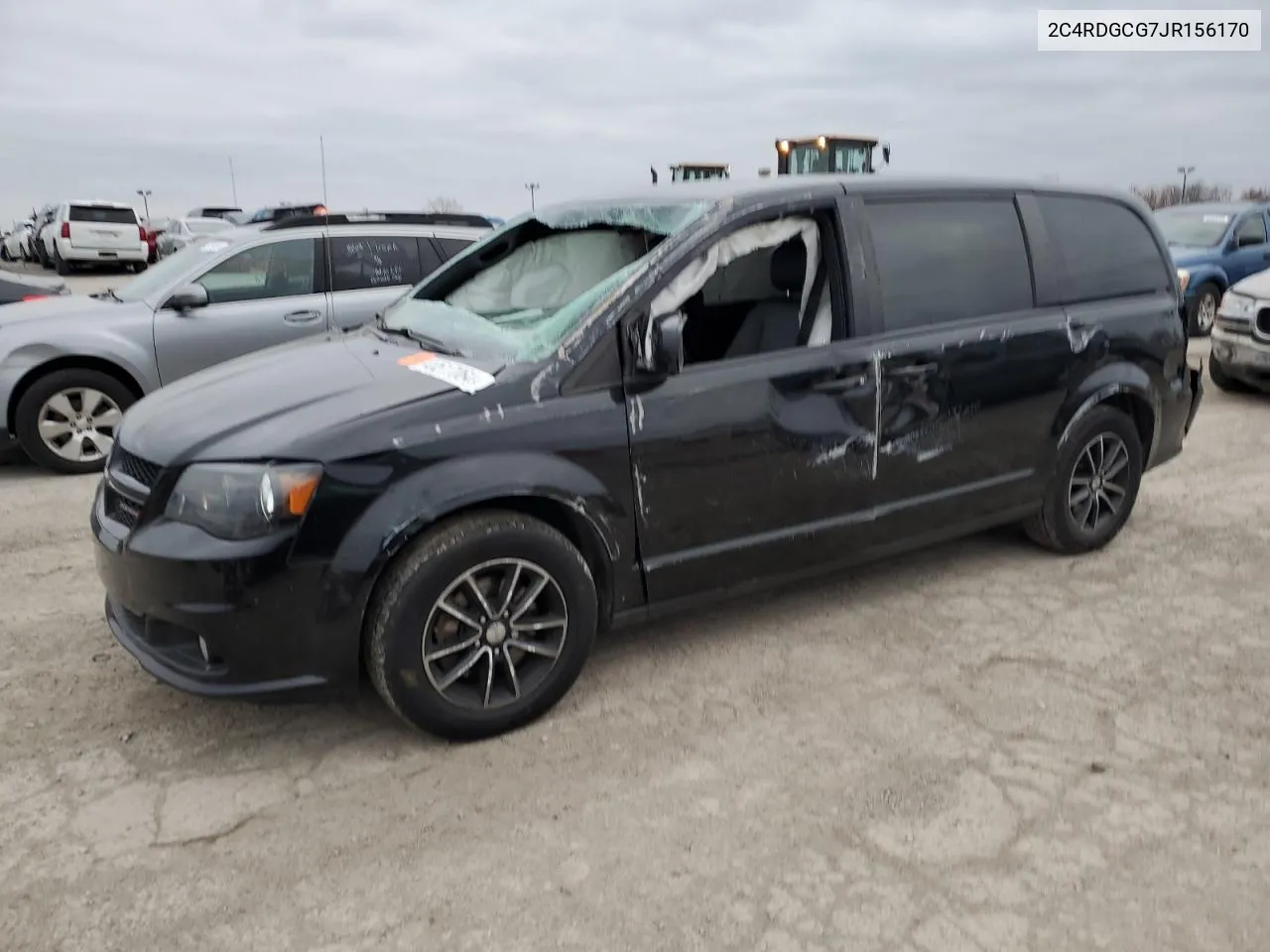 2018 Dodge Grand Caravan Sxt VIN: 2C4RDGCG7JR156170 Lot: 48517064